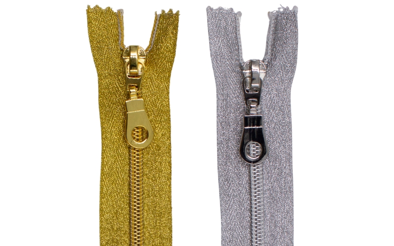 Inseparable lurex zipper Prym Z93 Silver - Tissushop